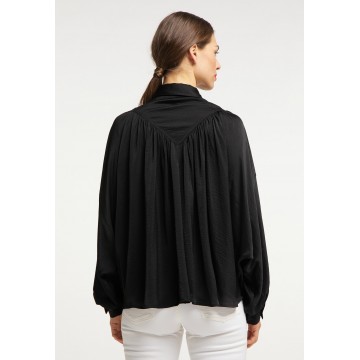 RISA Oversize-Bluse in schwarz