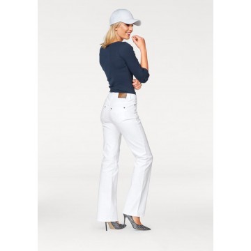 ARIZONA Bootcut-Jeans 'Comfort-Fit' in weiß