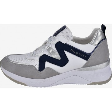 bugatti Sneaker 'Rise' in blau / grau / silber / weiß