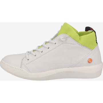 Softinos Sneaker in hellgrün / weiß