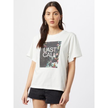 Thinking MU T-Shirt 'Last Call' in mischfarben / weiß